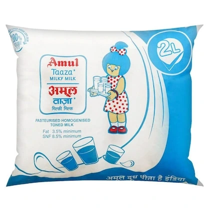 Amul Taaza Toned Milk(450ml)